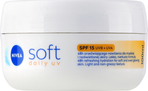Крем для лица рук и тела ежедневный увлажняющий SPF 15 Soft Nivea 100мл