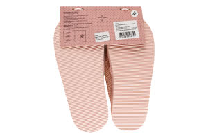 Тапочки-получешки домашние женские Twins №6101 36-37 розовый