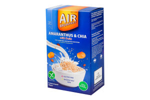 Завтраки сухие амарантовые воздушные с чиа, курагой и изюмом Air Breakfast Healthy Generation к/у 4х35г