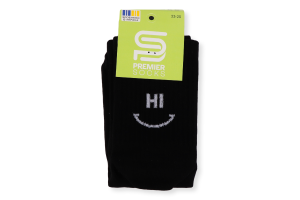 Шкарпетки підліт Premier socks Hi-Bye чорн р.23-25