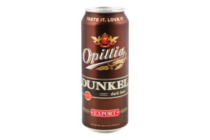 Пиво 0.5л 4.8% темне пастеризоване Dunkel Export Opillia з/б
