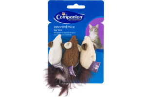 Companion Assorted Mice Cat Toy
