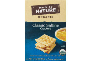 Back to Nature Organic Classic Saltine Crackers