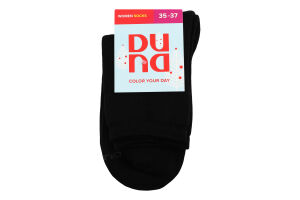 Шкарпетки жіночі чорні махра класичні р.21-23 Duna