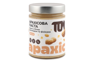 Паста арахисовая Кранч с финиками и белым шоколадом Том с/б 300г