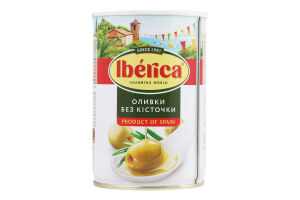 Оливки без кісточки Iberica з/б 420г