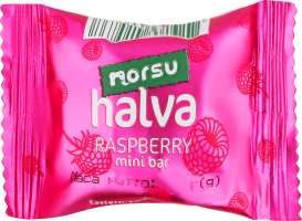 Халва соняшникова з ароматом малини Norsu м/у 15г