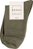 Шкарпетки жіночі Bonus №3541 35-37 хакі
