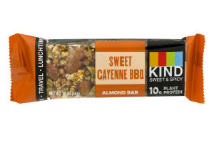 STRONG & KIND Almond Protein Bar Honey Smoked BBQ
