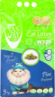 Наполнитель кошачий белый Pine perfumed Super Premium VanCat 5кг