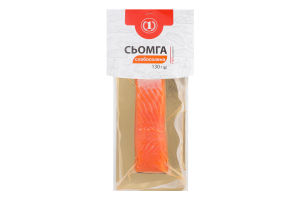 Семга филе-кусок ТМ "1" сл/с с/ш 1с в/у 130г