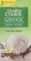 Healthy Choice Greek Frozen Yogurt Vanilla Bean - 3 CT