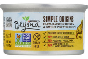 Purina Beyond Cat Food Farm-Raised Chicken & Sweet Potato
