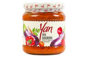 Ікра баклажанна стерилізована Yan с/б 470г