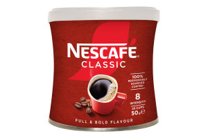 Кофе растворимый гранулированный Classic Nescafe ж/б 50г