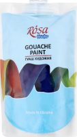 Фарба гуашева блакитна 200мл Rosa Studio