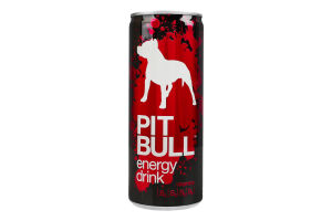 Напій енергетичний безалкогольний сильногазований Pit Bull з/б 250мл