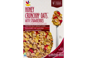 Ahold Cereal Honey Crunchin' Oats with Strawberries