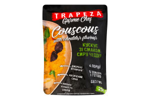 Суміш суха харчова Кускус зі смаком сиру чеддер Trapeza д/п 250г