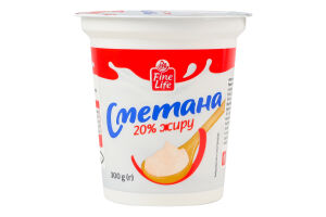 Сметана 20% Fine Life ст 300г