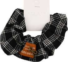 Резинка д/волосся Ктілинка текстиль з принтом 12см