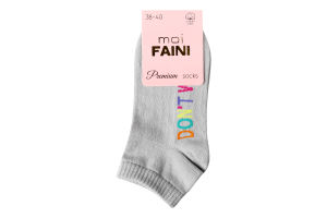 Носки женские moi Faini 213020 D'tWorry сер р38-40