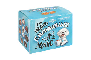 Цукерки глазуровані кондитерською глазур'ю Щось смачненьке до чаю Пригощайся к/у 280г