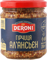 Гірчиця стерилізована А Л'ансьєн Deroni с/б 200г