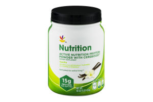 Ahold Nutrition Active Nutrition Protein Powder with Cereboost Dietary Supplement Vanilla