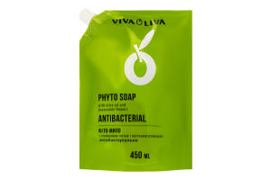 Фіто-мило рідке антибактеріальне з оливковою олією і квітками ромашки Viva Oliva 450мл