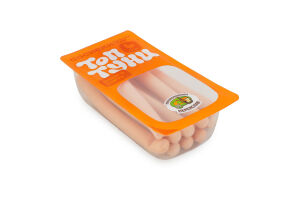 Сосиски вареные Топтуны с курицей Укрпромпостач-95 в/с лоток 0.38кг