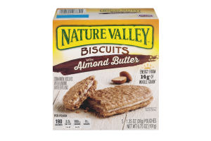 Nature Valley Biscuits Cinnamon Biscuits With Almond Butter - 5 CT
