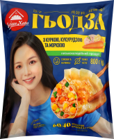 Гьодза заморожені з куркою, кукурудзою та морквою Asian Xata м/у 800г