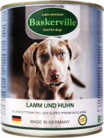 Корм для собак Baskerville ягненок и петух