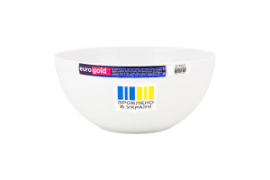 Миска для салата белая №900021 Mix EuroGold 1шт