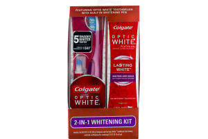 Colgate Optic White Platinum 2-In-1 Whitening Kit