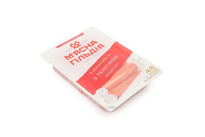 Сосиски Со сливками и с телятиной М'ясна Гільдія в/с лоток 0.285кг