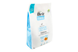Корм д/молодих собак великих порід беззерновий з лососем сухий 3кг Бріт Кеа
