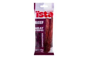 Снеки м'ясні з яловичиною Beef Meat stripes Їsta с/к м/у 60г