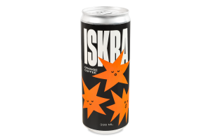 Напій кавовий зі смаком апельсинового соку сильногазований пастеризований Iskra з/б 330мл