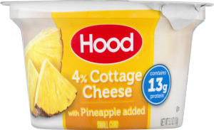 Hood 4% Cottage Cheese With Pineapple Small Curd