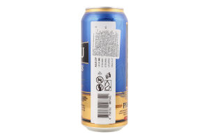 Пиво 0.5л 4.4% светлое пастеризованное Pilzenes Livu ж/б