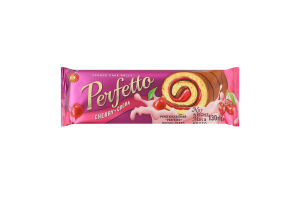 Рулет Перфетто Вишня-какао 130г Бісквіт-шоколад