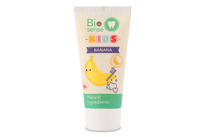 Паста зубна дитяча Biosense Banana від 3років 50мл Bioton
