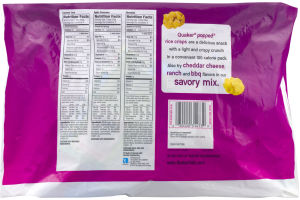 Quaker Gluten Free Popped Rice Crisps Sweet Mix Variety Pack - 8 PK