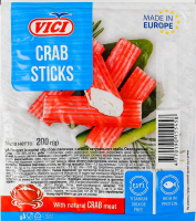 Палочки крабовые с мясом натурального краба Vici охл в/у 200г