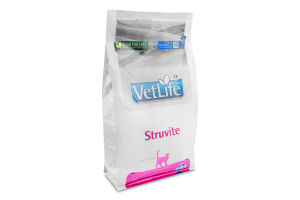 Корм д/котів Vet Life Struvite д/розчинення струвітних уролітів сухий 2кг Farmina