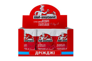 Дріжджі сухі хлібопекарські швидкодіючі Saf-Instant м/у 11г