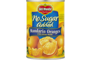 Del Monte No Sugar Added Mandarin Oranges In Water