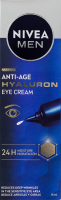 Крем для кожи вокруг глаз антивозрастной Гиалурон Nivea Men 15мл